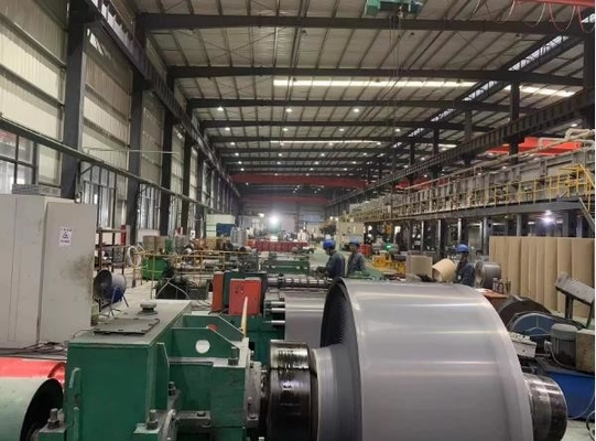 ASTM A463 Nhôm hợp kim silicon tráng cuộn Mesco nhúng nóng 508mm