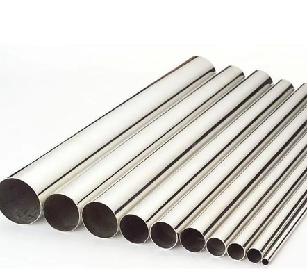 Ống thép không gỉ liền mạch được đánh bóng 201 Ss Màu ống dày tùy chỉnh 2500mm